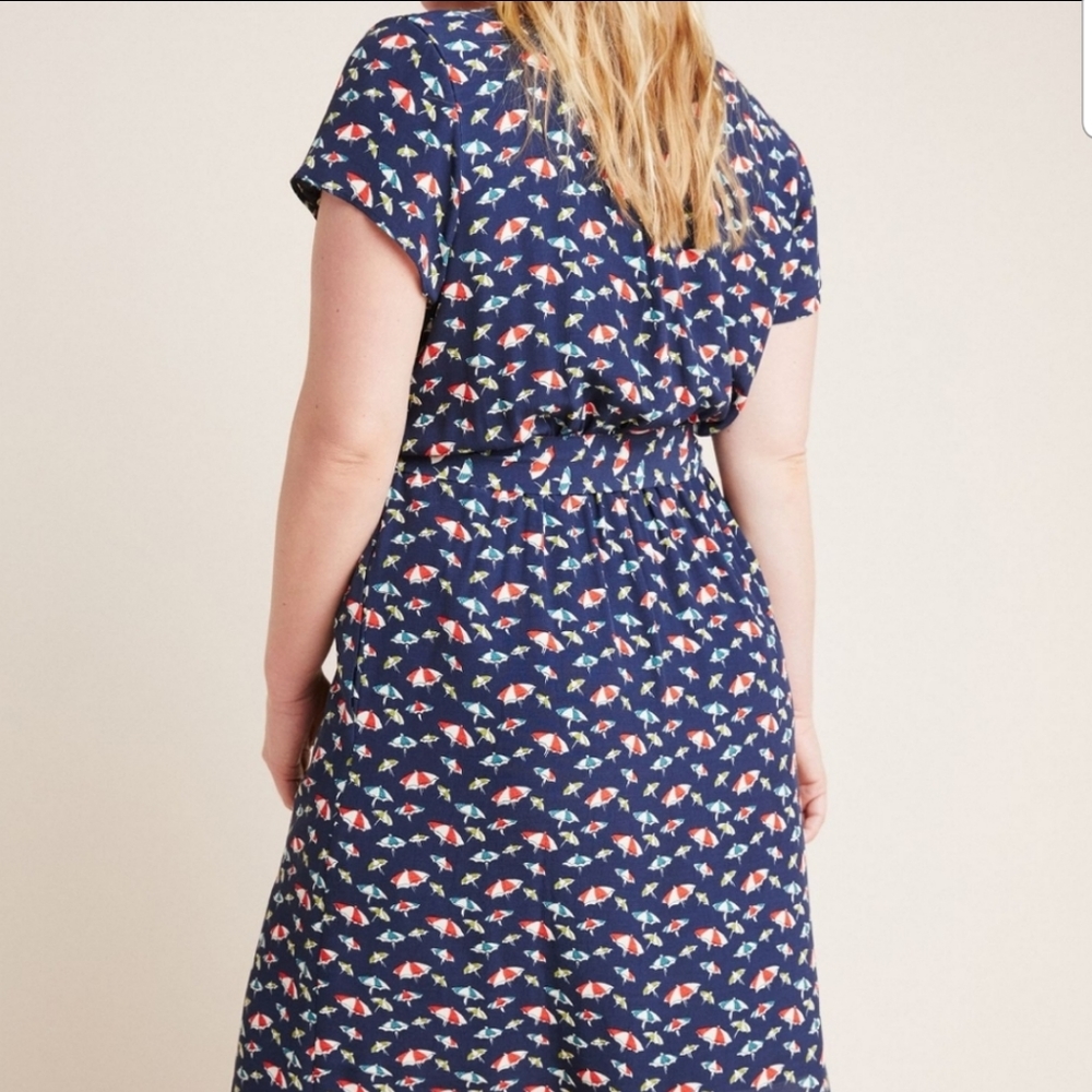 Anthropologie Maeve Catherine Shirtdress-Fox print - Picture 7 of 8